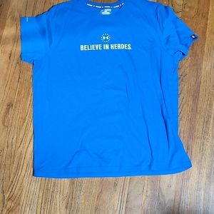 Under Armour Size 2XL Blue Heroes Tshirt